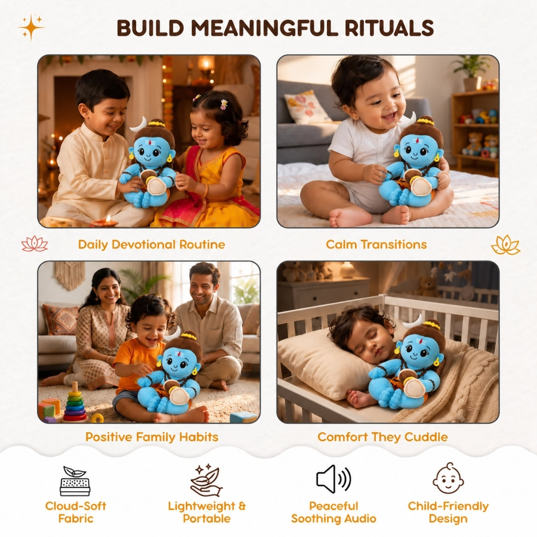 ClapCuddles™ Mantra Chanting Shiva with Meditation Mode