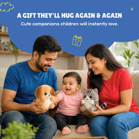 Kitty & Puppy Rhymes Plush Set | Interactive Animal Sounds Plush Toys – ClapCuddles™