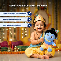 ClapCuddles™ Krishna & Ganesha Mantra Chanting Plush Combo