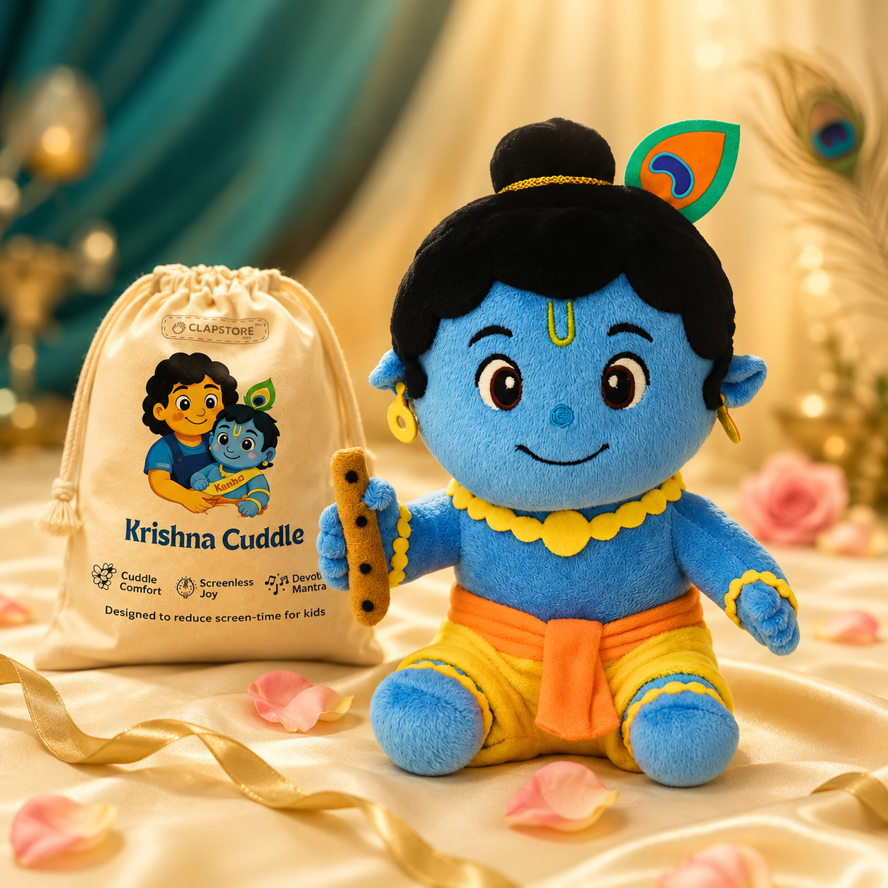 ClapCuddles™ Mantra Chanting Kanha with Meditation Mode