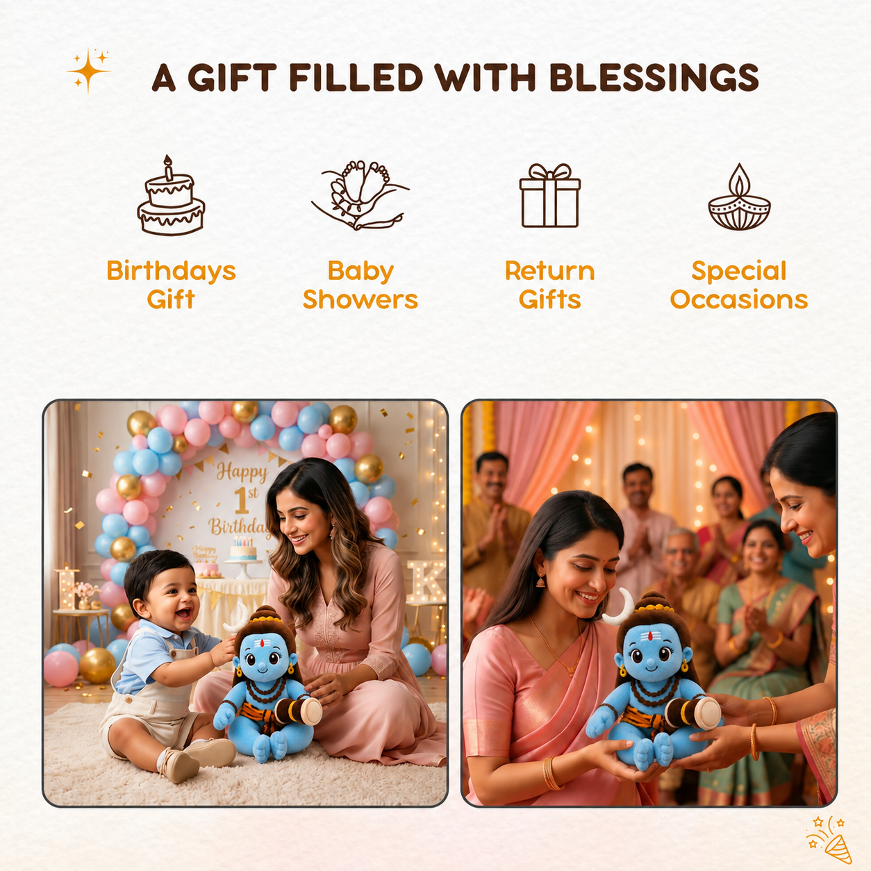ClapCuddles™ Mantra Chanting Shiva with Meditation Mode