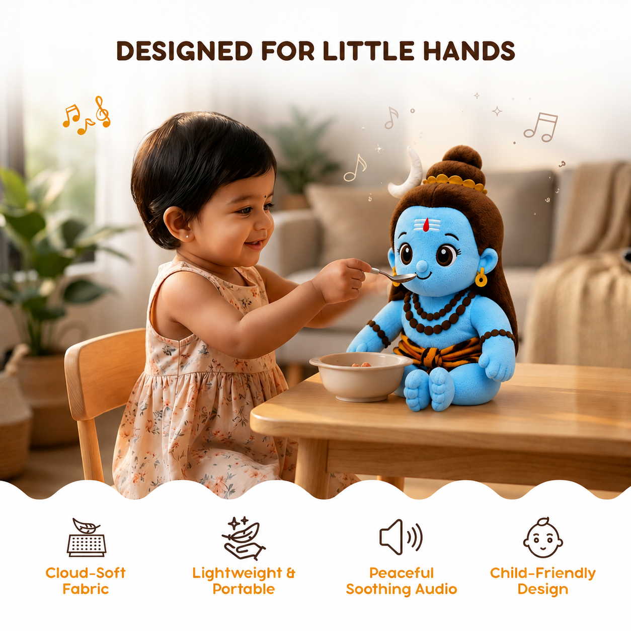 ClapCuddles™ Mantra Chanting Shiva with Meditation Mode