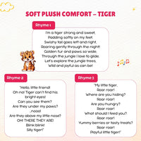 Tiger & Monkey Rhymes Plush Set | Interactive Animal Sounds Plush Toys – ClapCuddles™