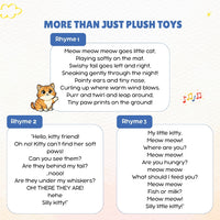 Kitty & Puppy Rhymes Plush Set | Interactive Animal Sounds Plush Toys – ClapCuddles™