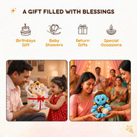 ClapCuddles™ Shiva & Ganesha Mantra Chanting Plush Combo