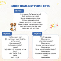 Kitty & Puppy Rhymes Plush Set | Interactive Animal Sounds Plush Toys – ClapCuddles™