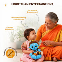 ClapCuddles™ Shiva & Ganesha Mantra Chanting Plush Combo