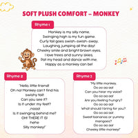 Tiger & Monkey Rhymes Plush Set | Interactive Animal Sounds Plush Toys – ClapCuddles™