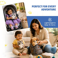 Kitty & Puppy Rhymes Plush Set | Interactive Animal Sounds Plush Toys – ClapCuddles™