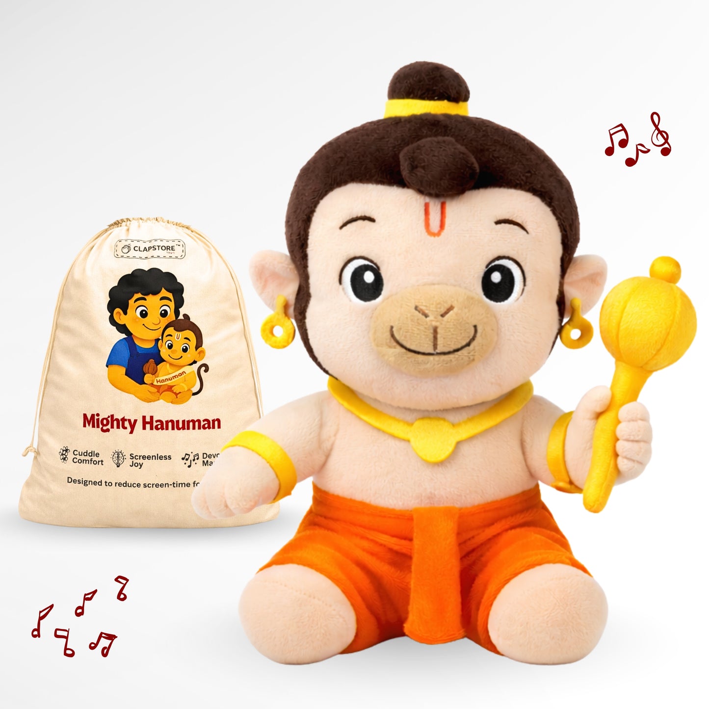 ClapCuddles™ Mantra Chanting Hanuman with Meditation Mode